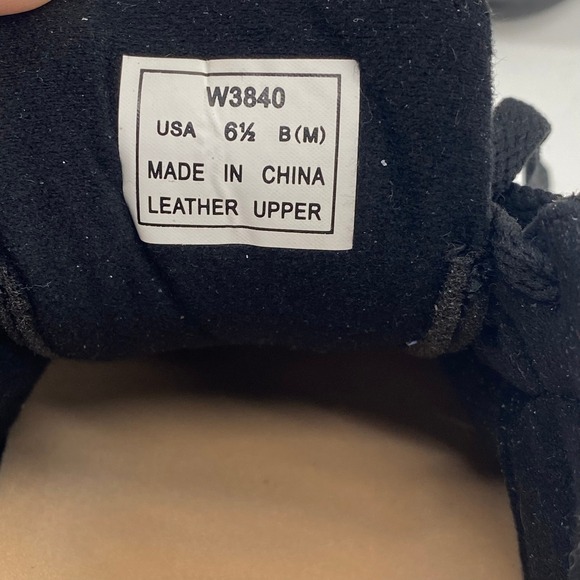 Propet Washable Walker W3840 Black Leather Lace Up Comfort Shoes Women  6.5 B M - Picture 7 of 8